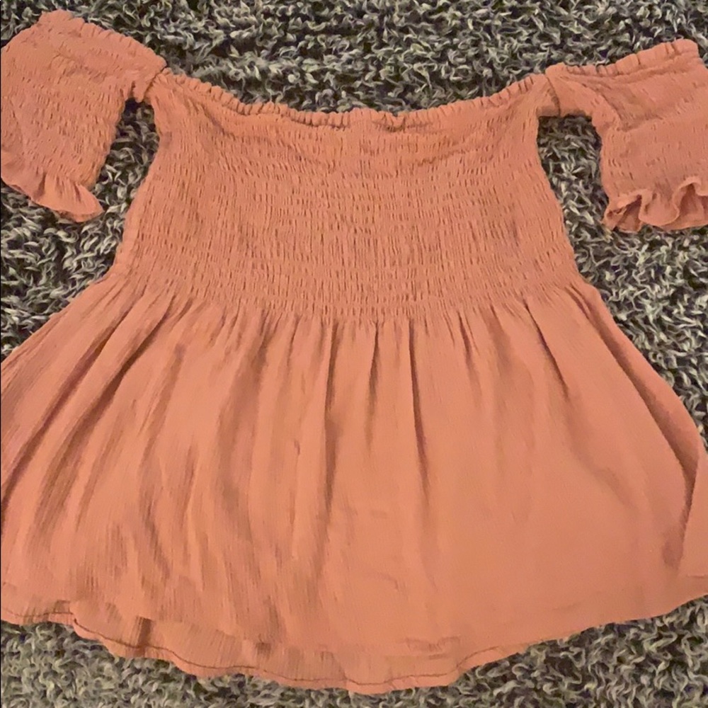 Off the shoulder top.